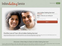 Indian Dating Service Homepage Image